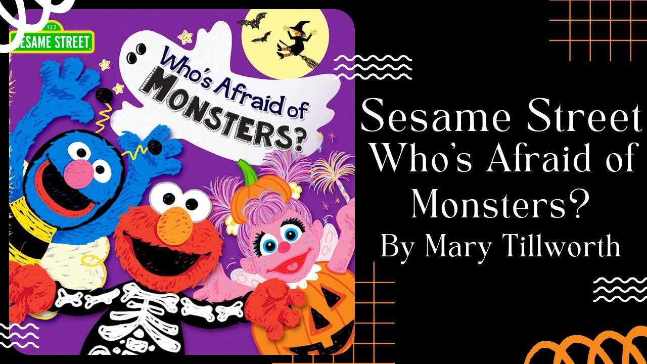 💀 Sesame Street Who’s Afraid of Monsters? 💀 Halloween Stories for Kids Read Aloud | READ ALONG