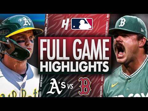 Athletics vs Boston Red Sox - FULL GAME HIGHLIGHTS 🔥 August 7, 2026 MLB Season