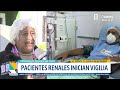 Santa Cruz: pacientes renales instalan una vigilia ante falta de pago a centros de diálisis