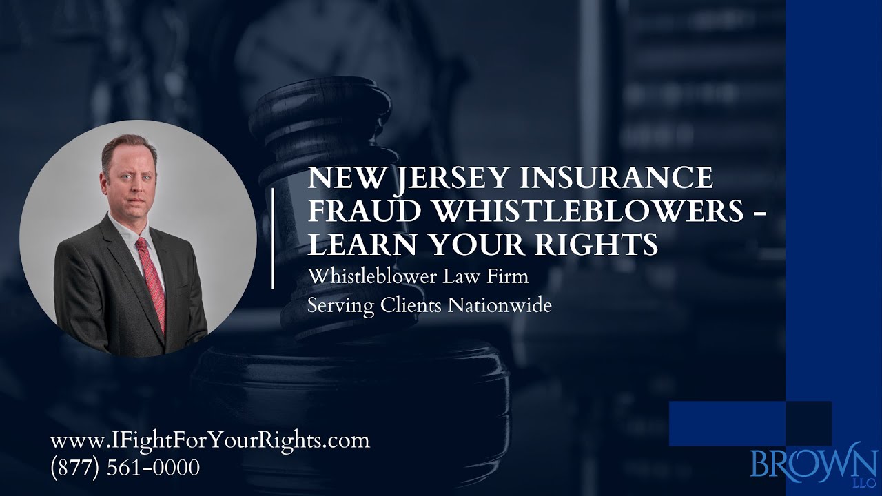 New Jersey Insurance Fraud Whistleblowers Learn Your Rights YouTube