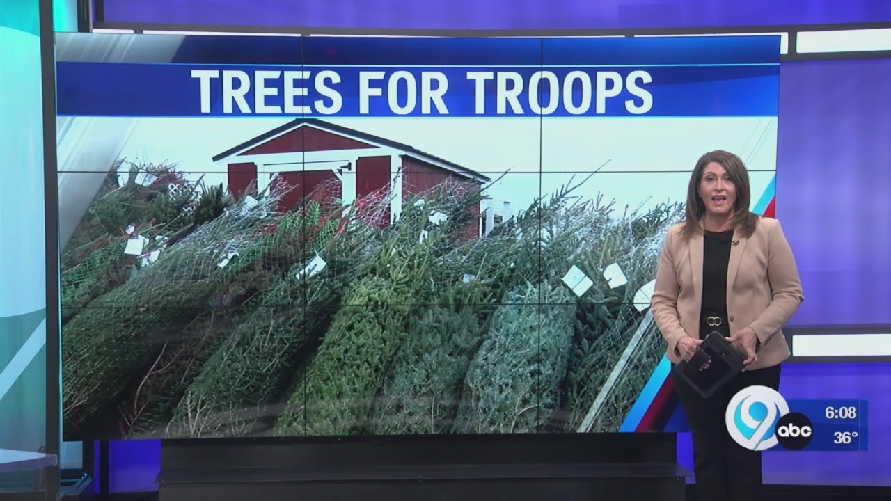 Over 700 trees shipped from CNY to North Carolina, given to military