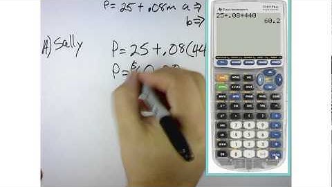 Precalculus - 1.1 Functions and Graphs - Example 8 - Modeling