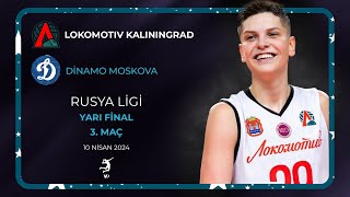 İnanılmaz Geri Dönüş🔥Ebrar Karakurt Highlights | Kaliningrad vs Dinamo Moskova Yarı Final 3. Maç