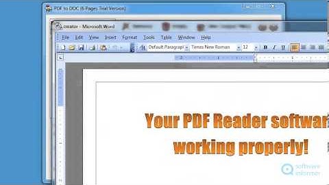 PDT to DOC video demo