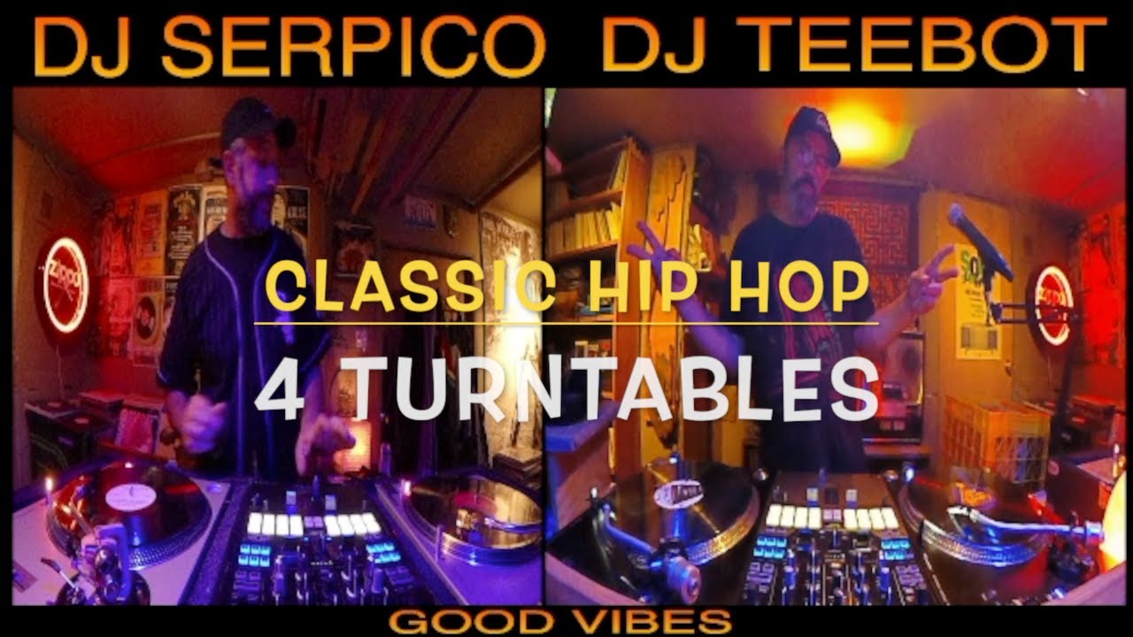 Classic hip hop 4 turntable session