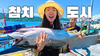 Makan Sashimi Tuna SEHARGA Tuna Kaleng?!∥🇮🇩 Bitung, Indonesia screenshot 4