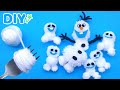 DIY:How to make woolen yarn frozen Olaf and snowgies😊毛糸で作るアナと雪の女王のオラフとスノーギース⛄