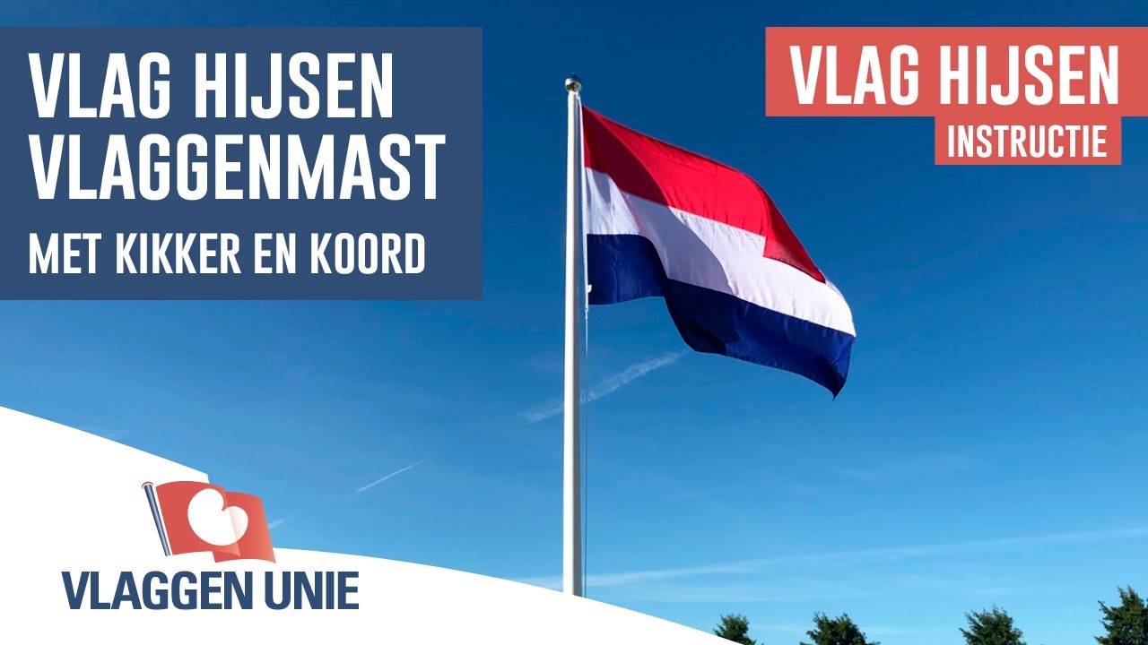 Vlag Hijsen In Vlaggenmast Met Kikker & Koord - Vlaggen Unie - Youtube