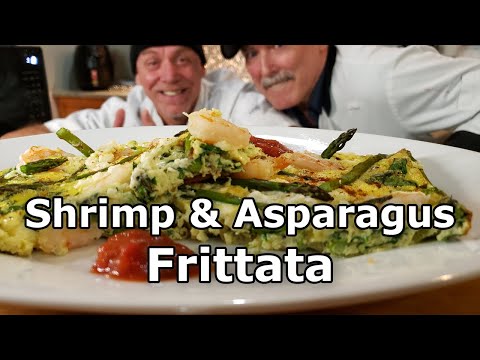 Shrimp and Asparagus Frittatas