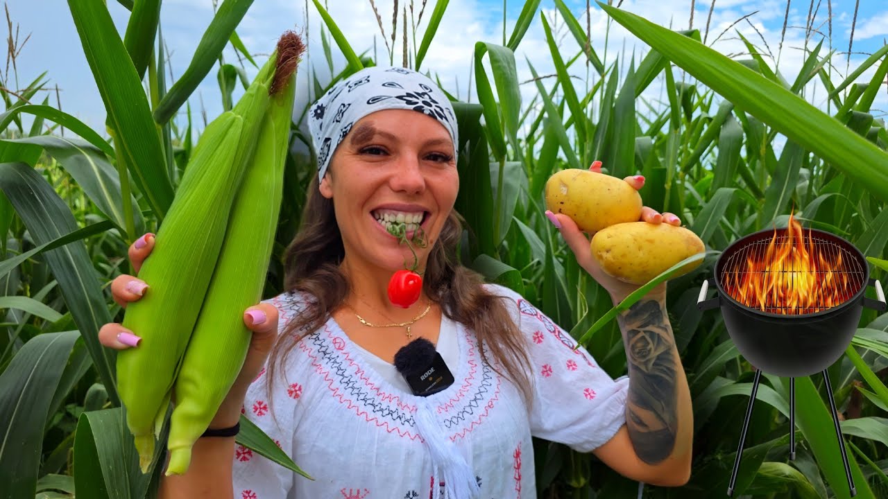 Mărioara la GRĂTAR🌽Povestea MĂRIOAREI ep 44 Fără mâncare ?🍖