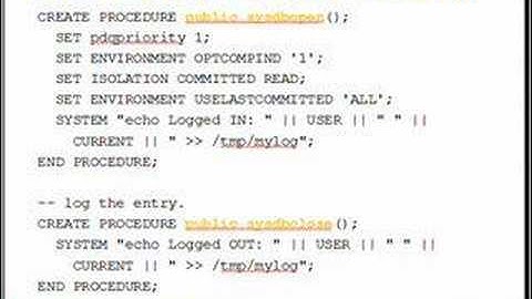Informix Dynamic Server  v11 - New SQL Features - Part7