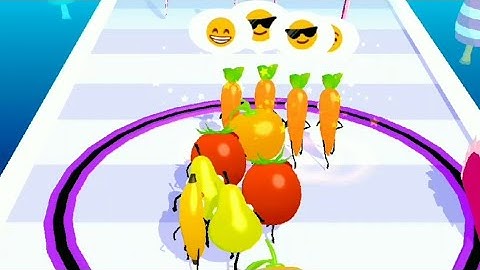 Fruit Fun Race 3D| gameplay walktrough (android iOS games) part 2 [level 4-7]