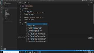 ADDITION PROGRAM USING C LANGUAGE | Visual Studio Code | GCC & Code Runner Output | Code Runner |