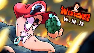 1 HP AND A DREAM! | THE CLEAN SWEEP! (Worms W.M.D. w/ Friends!)