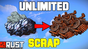 UNLIMITED SCRAP Method - Rust Console