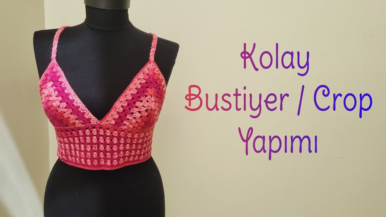 Bu Model Olay En Kolay Bustiyer / Crop Yapımı