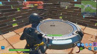 Fortnite [Tricks] Launch pad into Crash pad to get far  away.