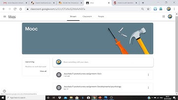 Google classroom- attaching assignment and attempting quiz