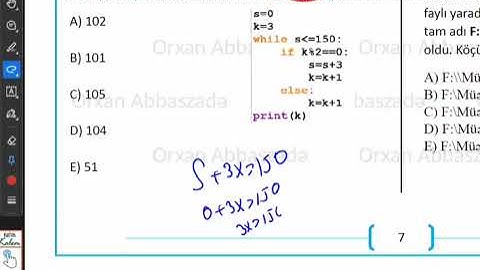 PYTHON SADƏ SUAL İZAHI ABİTURİYENT, MİQ və SERTİFİKASİYA #miq #abituriyent #sertifikasiya