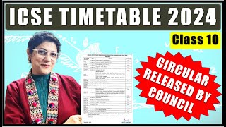 ICSE CLASS 10 TIMETABLE RELEASED BY COUNCIL | CIRCULAR UPLOADED ON WEBSITE ICSE CLASS 10 TIMETABLE RELEASED BY COUNCIL | CIRCULAR UPLOADED ON WEBSITE