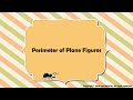 Understanding Perimeter of Plain Figures