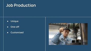 Business Studies AS 2.1 Study Guide: Production Methods (Job, Batch, Flow, Lean)