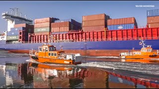 Container Ships Compilation! Ship Spotting in Germany!