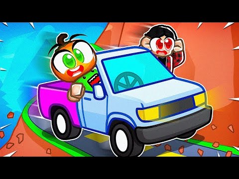 Can you complete the MOST DANGEROUS road by car? 🚗 | Roblox