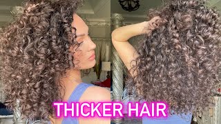 How to Make Fine/Thin Curly Hair Look Thicker | THE GLAM BELLE by The Glam Belle 15,134 views 1 year ago 13 minutes, 47 seconds