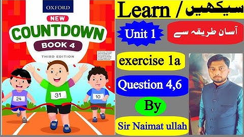 Oxford New COUNTDOWN book 4 third edition exercise 1a question 4,6||Math class 4||countdown grade 4.