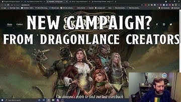New D&D Campaign From Dragonlance Creators? | Nerd Immersion