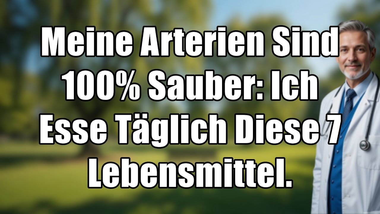 Wie Senioren ihre Arterien 100% sauber halten: Essen Sie täglich DIESE 7 Lebensmittel jetzt!
