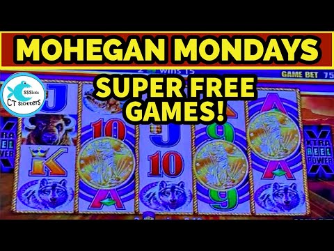 WONDER 4 TOWER SUPER FREE GAMES! BUFFALO GOLD FOR THE WIN! MOHEGAN MONDAYS!
