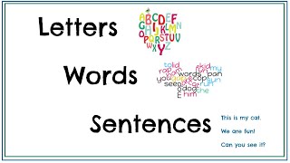 Exclusive letters words sentences - Google Slides Profile