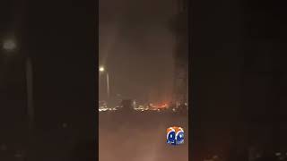 Sounds of explosions from northern Israel #shorts #iranisraelwar #iranvsisrael