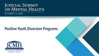 2025 JSMH: Youth-Specific: Positive Youth Diversion Programs
