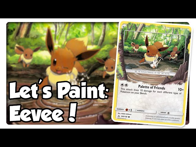 Eevee Alter - Painting Pokmon Cards 22 - YouTube Eevee Alter - Painting Pokmon Cards 22 - YouTube
