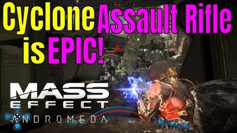 MASS EFFECT ANDROMEDA - The CYCLONE Assault Rifle is so GOOD! Multiplayer Gameplay | Human Sentinel