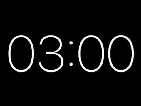 3-MINUTE TIMER [Ends With BELL SOUND]