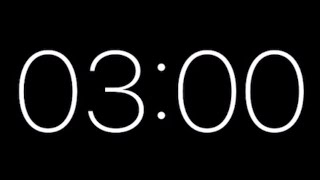 3-MINUTE TIMER [Ends With BELL SOUND]