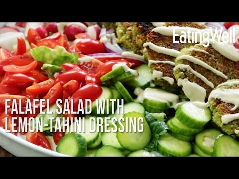 Falafel Salad with Lemon-Tahini Dressing | EatingWell