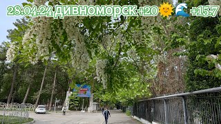 28.04.2024 Вербное воскресенье. на море. +20🌊+15.7 в Дивноморском,!