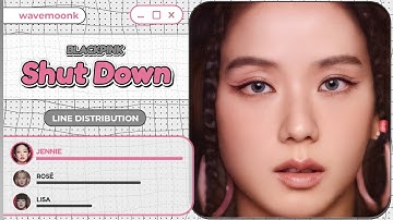 (Updated) BLACKPINK - Shut Down (Line Distribution)