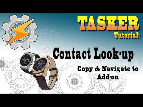 TASKER 101: Contact Lookup - Copy&Navigate addon (PL CC)
