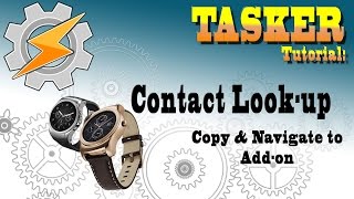 TASKER 101: Contact Lookup - Copy&Navigate addon (PL CC)