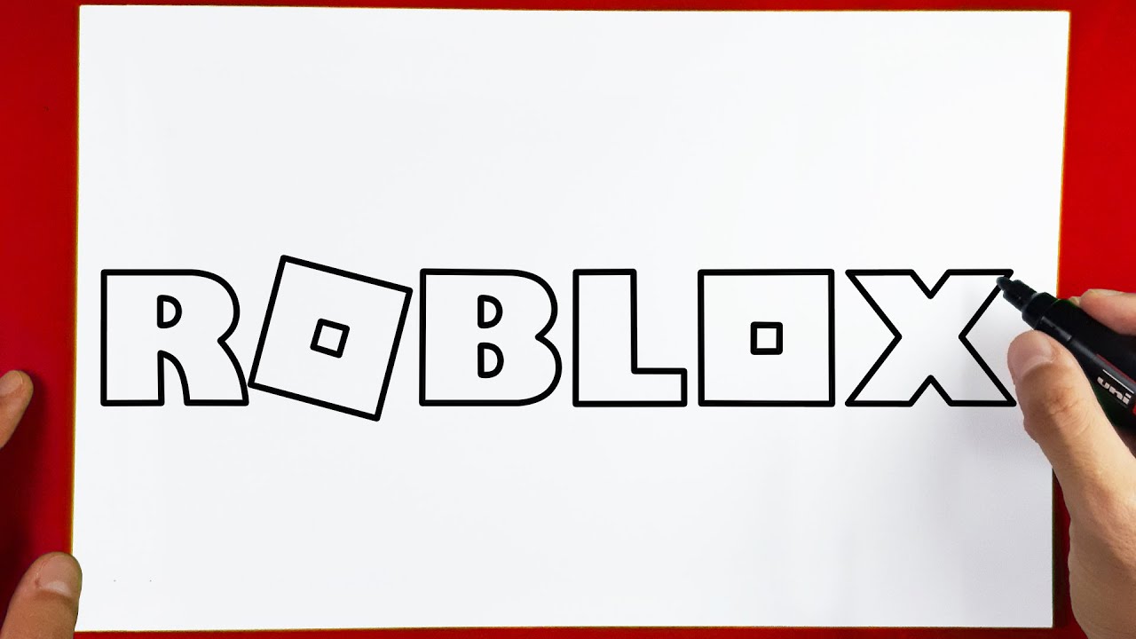 How to Draw the Roblox Logo 