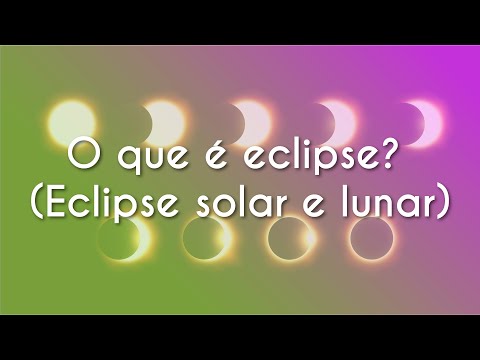 Vídeo: Por que ocorrem eclipses solares e lunares?