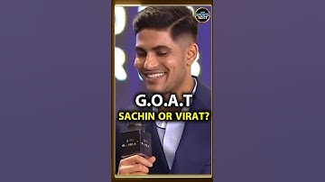 Shubman Gill ने बताया कौन है क्रिकेट का GOAT? |Sachin Tendulkar, Virat Kohli |Interview | #shorts