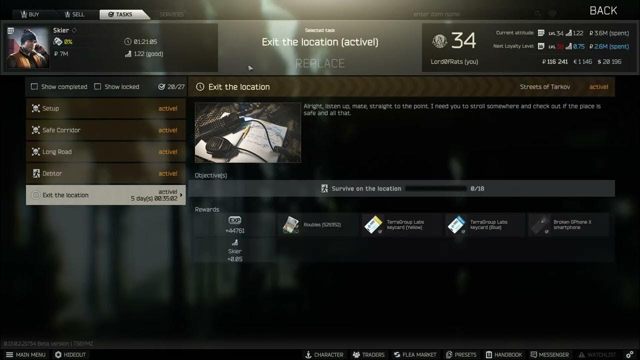 When you get a blue keycard from a weekly YouTube