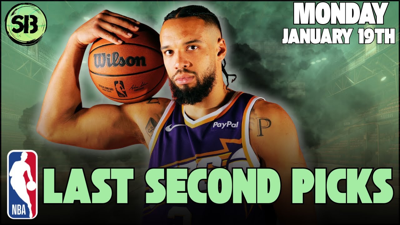 NBA Slate Breakdown | Player Props, Best Bets, Value Hunting | Monday January 19th